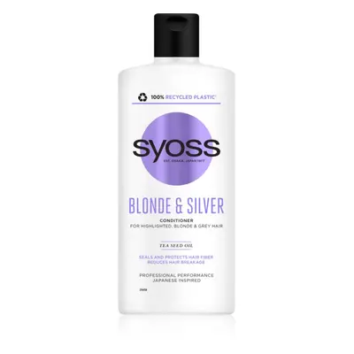 Syoss Blonde & Silver kondicionér pro blond a šedivé vlasy 440 ml