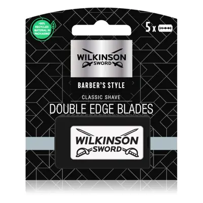 Wilkinson Sword Barbers Style Classic Shave Double Edge Blades náhradní žiletky 5 ks