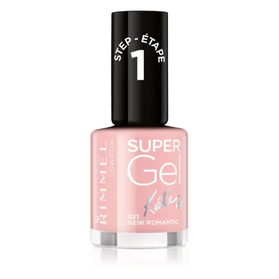 Rimmel Super Gel By Kate gelový lak na nehty bez užití UV/LED lampy odstín 021 New Romantic 12 m