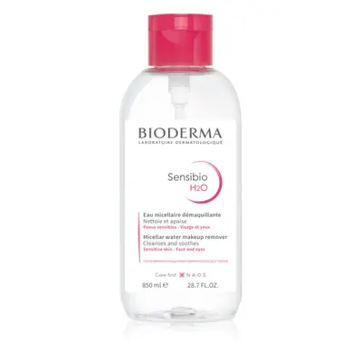 Bioderma Sensibio H2O micelární voda pro citlivou pleť s dávkovačem 850 ml