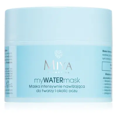 MIYA Cosmetics myWATERmask intenzivní hydratační maska na obličej a oční okolí 50 ml