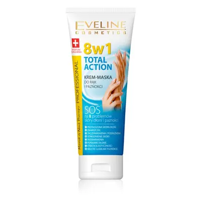 Eveline Cosmetics Total Action krém na ruce a nehty 8 v 1 75 ml