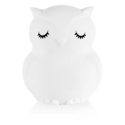 Zopa Silicone LED Lamp with Music Size L noční světlo s melodií Owl 1 ks