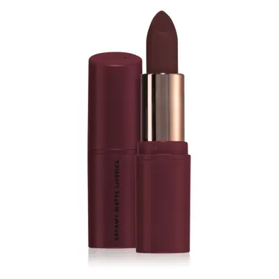 MUA Makeup Academy Creamy Matte krémová rtěnka s matným efektem odstín Survivor 3,2 g