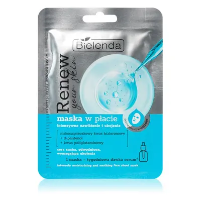 Bielenda Renew Your Skin hydratační plátýnková maska 18 g