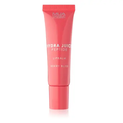 MUA Makeup Academy Hydra-Juice Peptide hydratační balzám na rty pro lesk vůně Berry Bliss (Straw