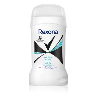 Rexona Invisible Aqua tuhý antiperspirant proti bílým skvrnám 50 ml