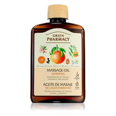 Green Pharmacy Essential oils of Orange Massage Oil hřejivý masážní olej 200 ml