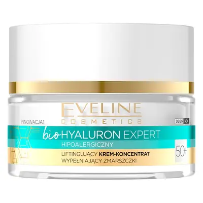 Eveline Cosmetics Bio Hyaluron Expert denní liftingový krém proti vráskám 50 ml