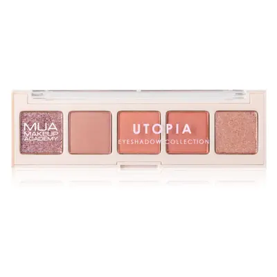 MUA Makeup Academy Professional 5 Shade Palette paletka očních stínů odstín Utopia 3,8 g