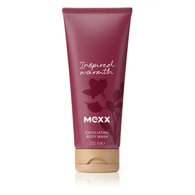 Mexx Inspired Warmth exfoliační sprchový gel s parfemací 200 ml