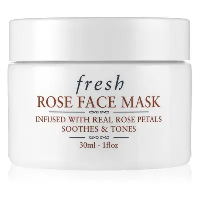 fresh Rose Face Mask hydratační pleťová maska z růže 30 ml