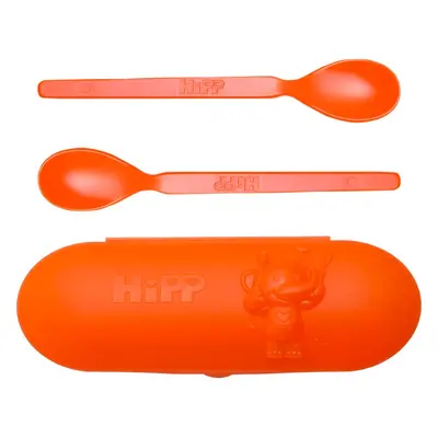 Hipp Spoons Set jídelní set na cesty Orange