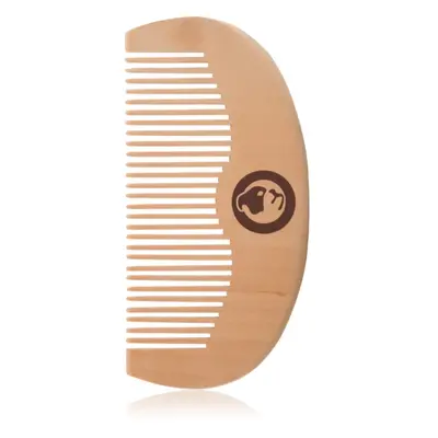 Bulldog Original Beard Comb dřevěný hřeben na vousy Peach Wood 10,4 cm 1 ks