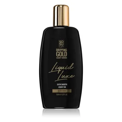 Dripping Gold Luxury Tanning Liquid Luxe samoopalovací voda na tělo Ultra Dark 150 ml