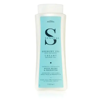 Joanna Sensual Creamy Shower Gel sprchový gel Goat Milk & Prebiotics 500 ml