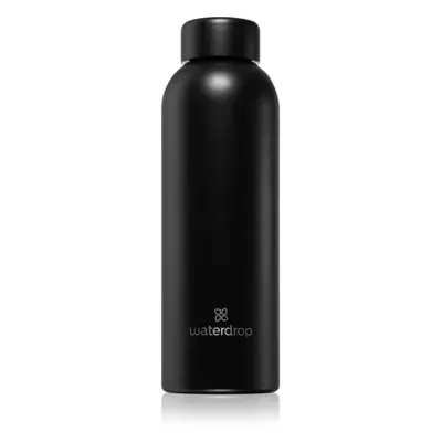 Waterdrop Thermo Steel nerezová láhev na vodu barva Black Matt 600 ml