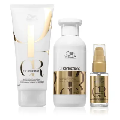 Wella Professionals Oil Reflections Set výhodné balení pro lesk a hebkost vlasů 3 ks