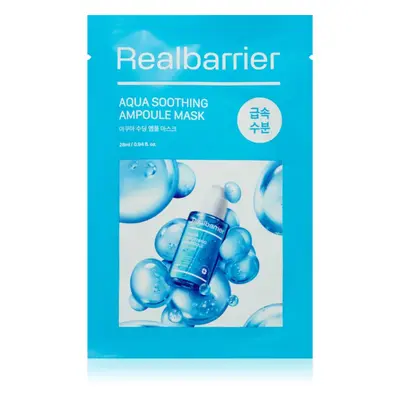 Real Barrier Aqua Soothing Ampoule Mask zklidňující plátýnková maska 28 ml