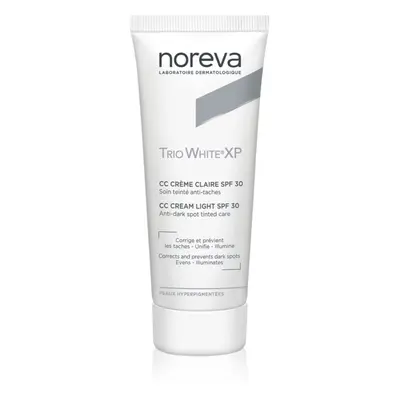 Noreva Trio White XP CC Cream Light SPF 30 CC krém pro jednotný tón pleti SPF 30 40 ml