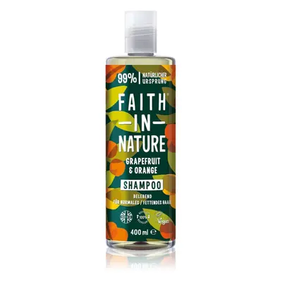 Faith In Nature Grapefruit & Orange přírodní šampon pro normální až mastné vlasy 400 ml