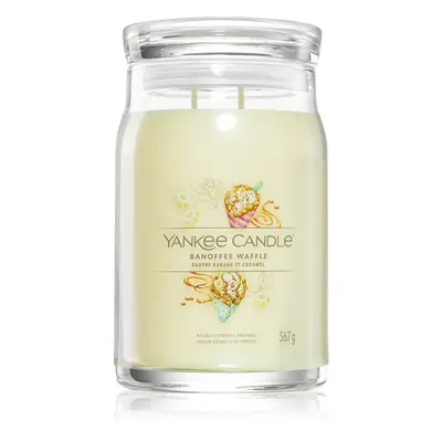 Yankee Candle Banoffee Waffle vonná svíčka Signature 567 g