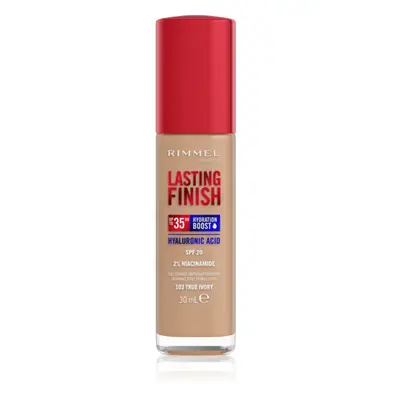 Rimmel Lasting Finish 35H Hydration Boost hydratační make-up SPF 20 odstín 103 True Ivory 30 ml