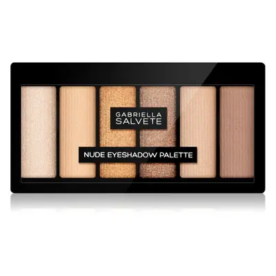 Gabriella Salvete Eyeshadow 6 Shades Palette paleta očních stínů odstín 01 Nude 12 g