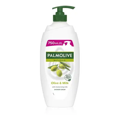 Palmolive Naturals Olive sprchový a koupelový krémový gel s výtažkem z oliv s pumpičkou 750 ml