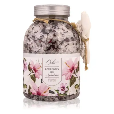 Bohemia Gifts & Cosmetics Bohemia Natur relaxační koupelová sůl s ibiškem 1200 g