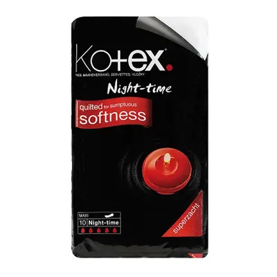 Kotex Night-time vložky 10 ks