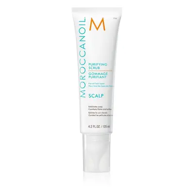 Moroccanoil Scalp Purifying Scrub jemný čisticí peeling se zklidňujícím účinkem na vlasovou poko