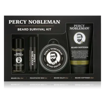 Percy Nobleman Beard Survival Kit sada na vousy