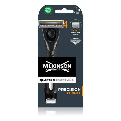 Wilkinson Sword Quattro Precision Trimmer holicí strojek + náhradní břity 2 ks