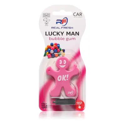 Real Fresh Lucky Man Buble Gum vůně do auta 1 ks