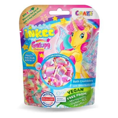 Craze INKEE Galupy Unicorn koupelové vločky pro děti 100 g