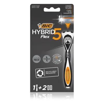 BIC FLEX5 Hybrid holicí strojek + náhradní břity 2 ks