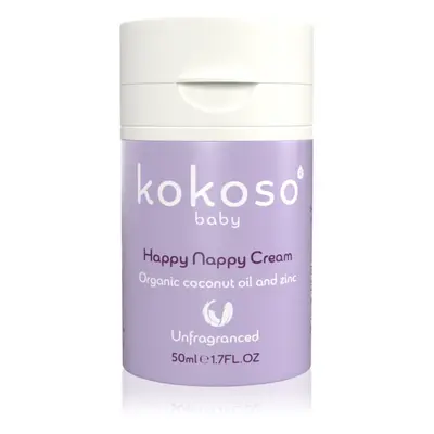 Kokoso Baby Happy Nappy Cream dětský ochranný krém proti opruzeninám bez parfemace 50 ml