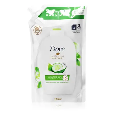 Dove Refreshing Care tekuté mýdlo na ruce náhradní náplň Cucumber & Green Tea 750 ml