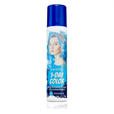 Venita 1-Day Color barevný sprej na vlasy odstín No. 2 - Ocean Blue 50 ml