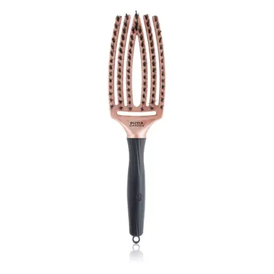 Olivia Garden Fingerbrush Trinity plochý kartáč Rose Gold 1 ks