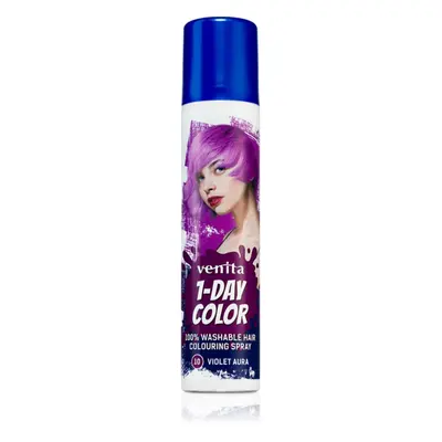 Venita 1-Day Color barevný sprej na vlasy odstín No. 10 - Violet Aura 50 ml