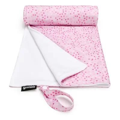 T-TOMI Changing Pad Pink Dots pratelná přebalovací podložka 50 x 70 cm 1 ks