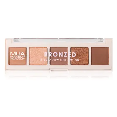 MUA Makeup Academy Professional 5 Shade Palette paletka očních stínů odstín Bronzed 3,8 g