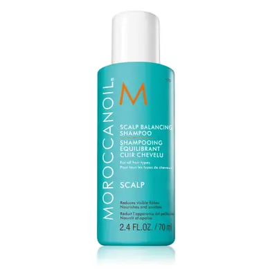 Moroccanoil Scalp Balancing Shampoo zklidňující šampon na mastné vlasy proti lupům 70 ml