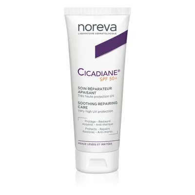 Noreva Cicadiane Soothing Repairing Care opalovací krém na tělo a obličej SPF 50+ 40 ml