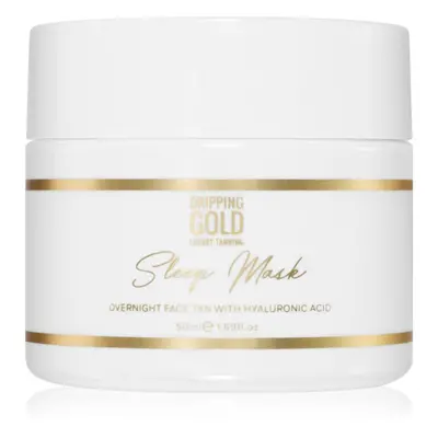 Dripping Gold Sleep Mask samoopalovací noční maska na obličej odstín Medium/Dark 50 ml