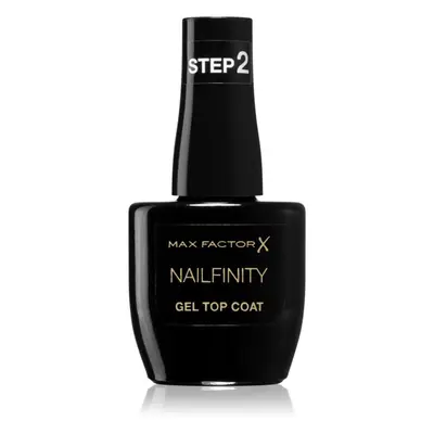 Max Factor Nailfinity Gel Top Coat gelový vrchní lak na nehty odstín 100 The Finale 12 ml