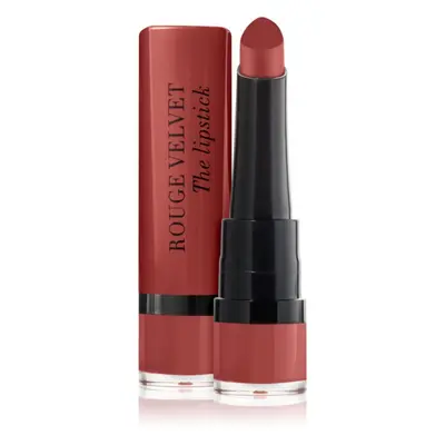 Bourjois Rouge Velvet The Lipstick matná rtěnka odstín 50 Rouge Tatin 2.4 g