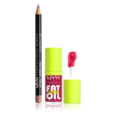 NYX Professional Makeup Fat Oil Lip Drip sada na rty 2 ks